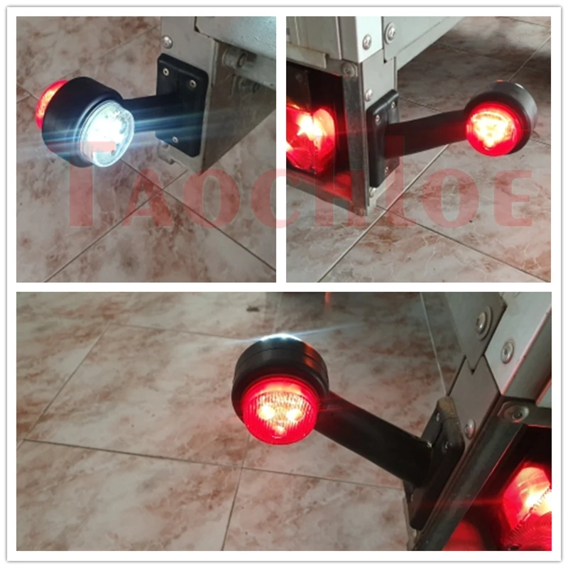 2Pcs 12V 24V Marker Lights For Truck Trailer Position Rear LED Clearance Lorry Van Lamp |