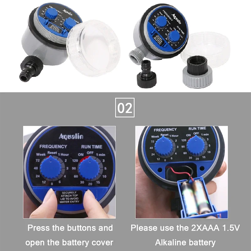 

Intelligent Timing Watering System Garden Water Timer Automatic Watering Sprinkler System Digital Hose Faucet Controller