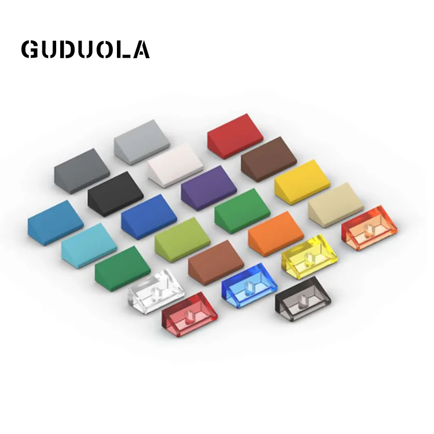 

Специальный кирпич Guduola, 85984 наклон, 1x2 (31 °), детали конструктора MOC, маленькие практичные игрушки для детей, 100 шт./партия