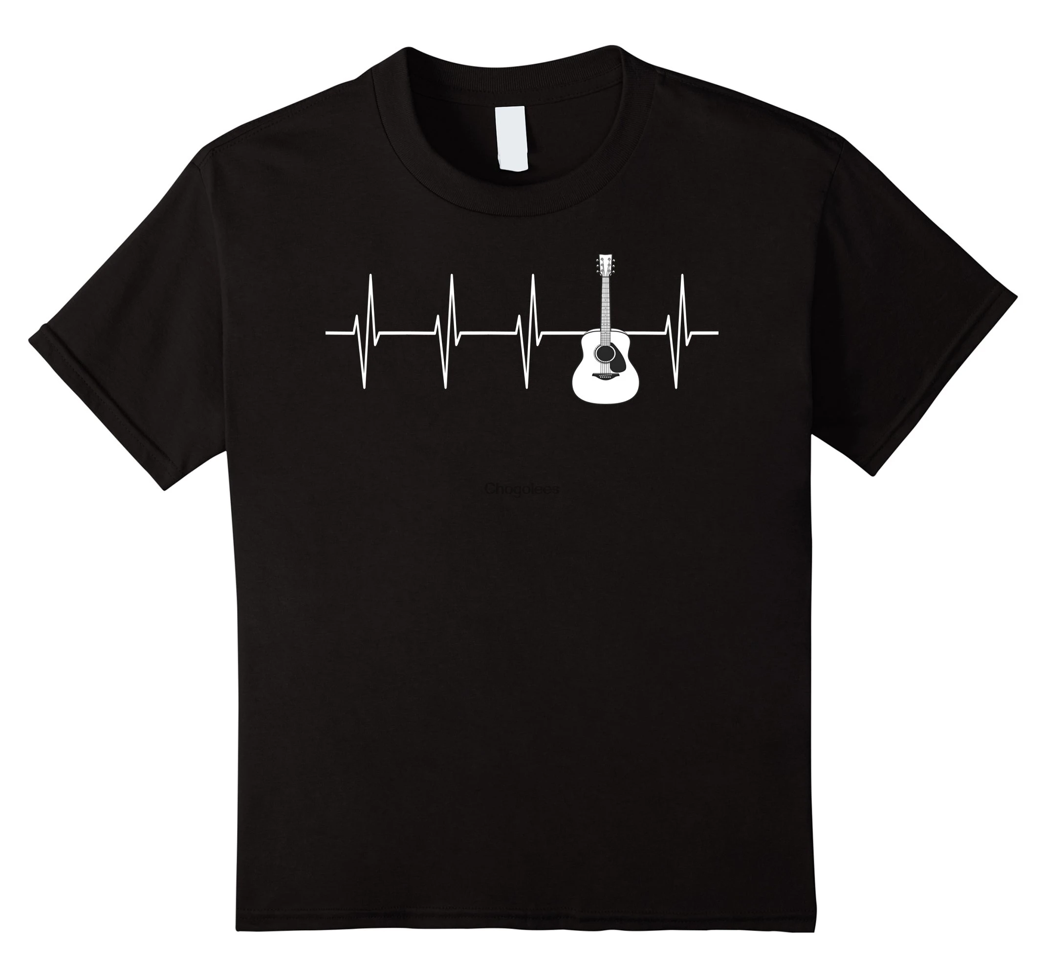 Мужская модная футболка для акустической гитары |