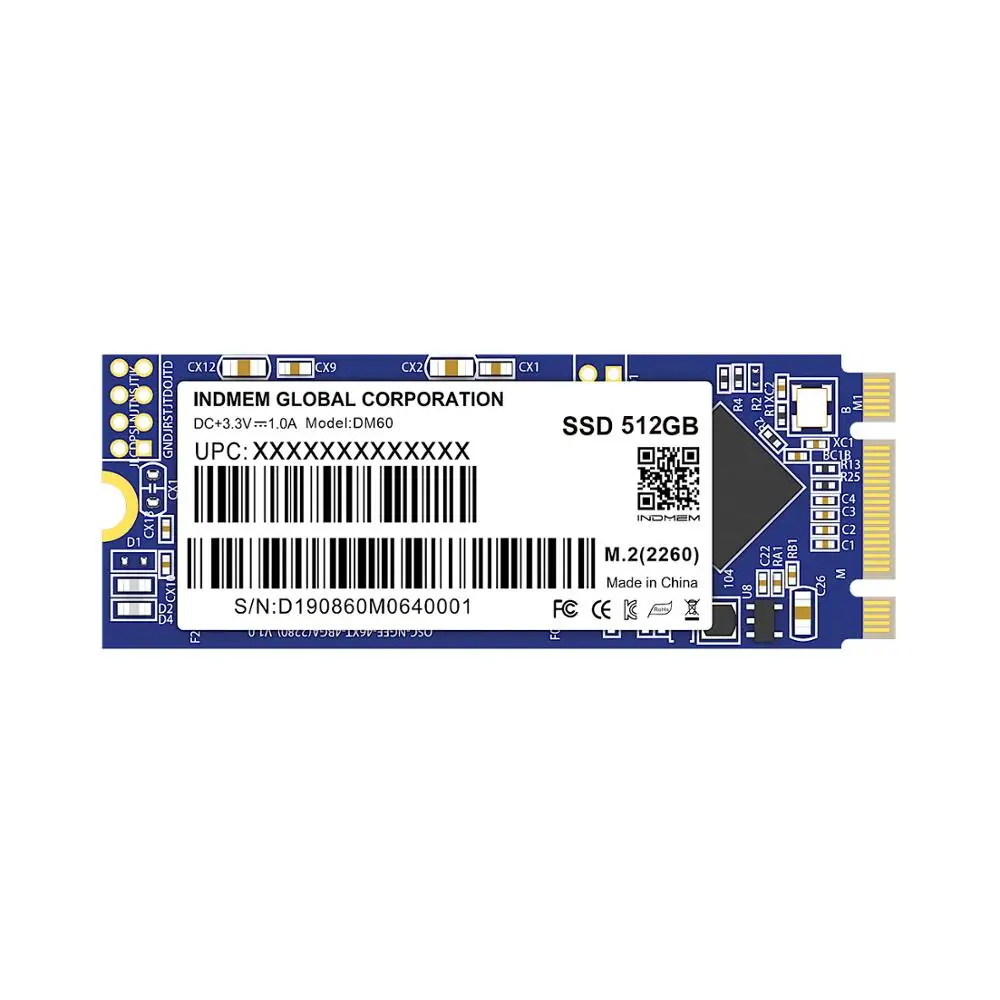 INDMEM MLC SSD M2 2260 M.2 256 Гб 128 64 твердотельный накопитель Sata HD внутренний 120 ГБ 240 жесткий