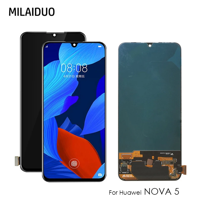 

TFT / AMOLED for Huawei Nova 5 LCD Display Touch Screen Digitizer SEA-AL10 SEA-TL10 SEA-LX2 LX3 LCD Replacement For Nova 5 Pro