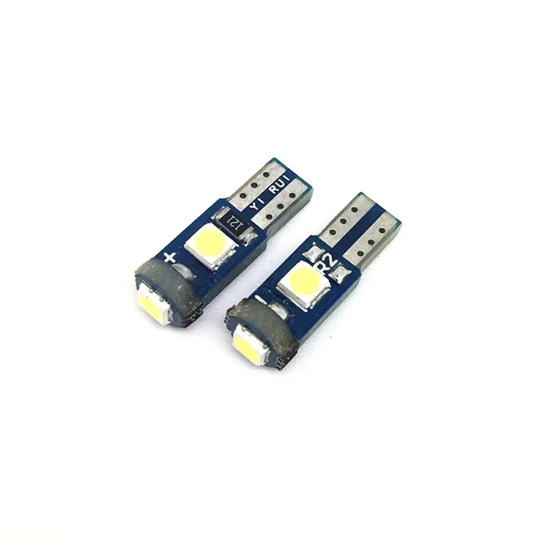 yellow Подсветка приборной панели 10 шт. T5 W1.2W 27 74 86 206 супер яркий светодиод 3 SMD 3030 светодиодный интерьер автомобиля свет авто - Цвет: yellow
