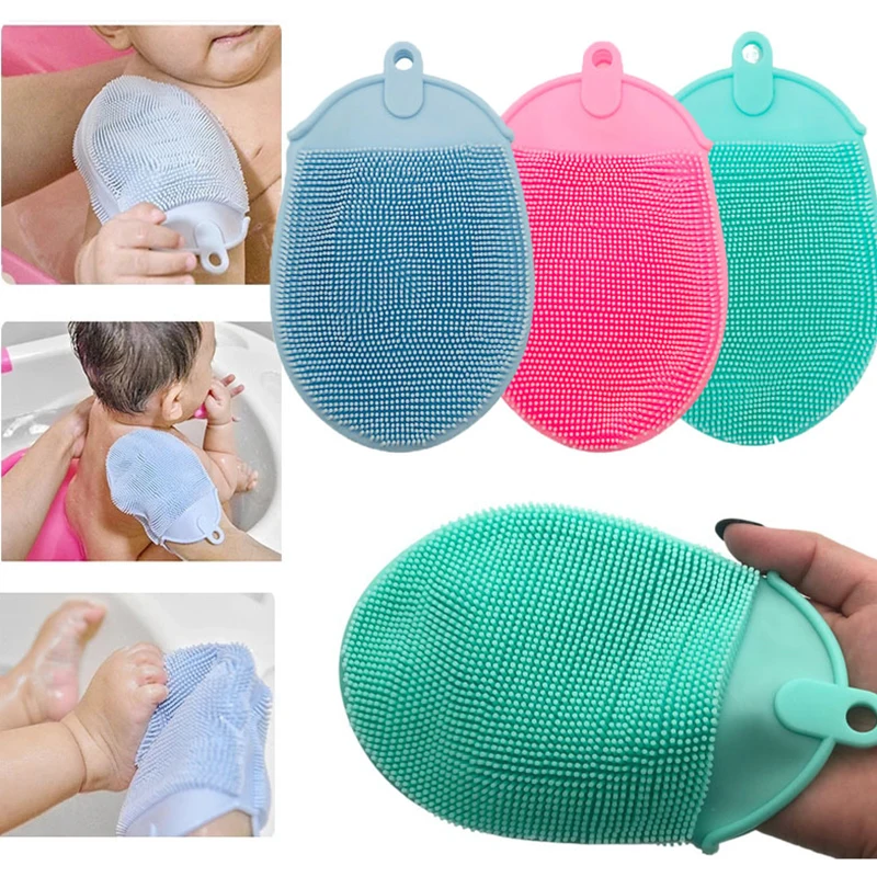 

Massage bath towel silicone bath brush Skin Clean Silicone Bath Brushes Shower Gloves Bath Scrub Remover Body Exfoliating