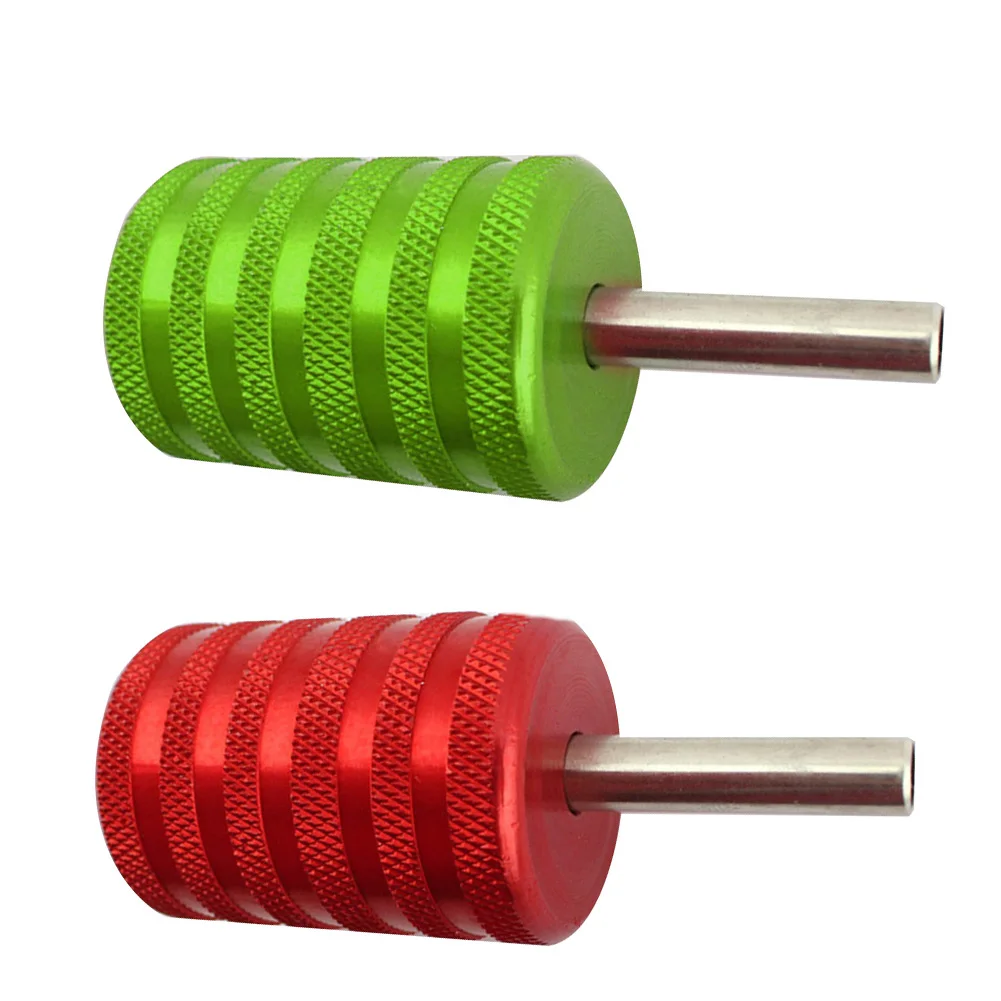 35 мм 4 цвета Алюминий сплав Нескользящие насечки Татуировки Ручка аксессуары для