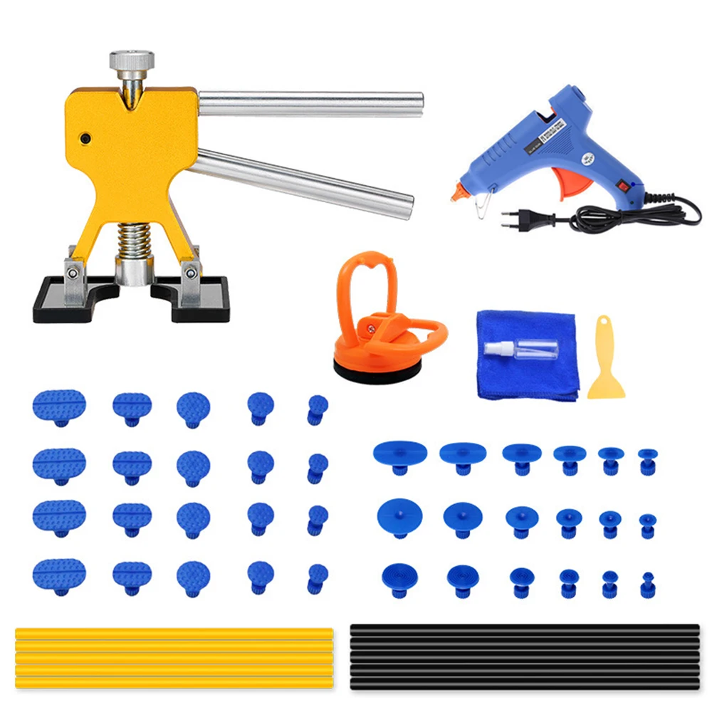 

Professional Car Paintless Dent Repair Kits Dent Repair Puller Removal Puller Tool with Glue Puller Tabs Removal Car Body Kits