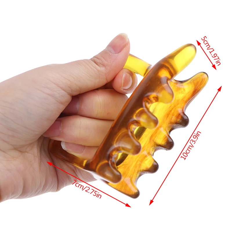 

Beeswax Body Spine Cervical Vertebra Physical SPA Scraping Massager Tool Promote Blood Circulation
