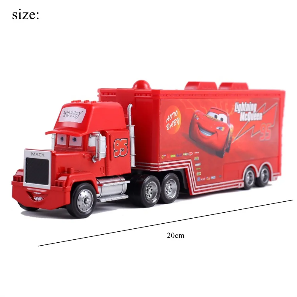 

Disney Pixar Cars 3 Mack toy truck mcqueen cars with iconic details and rolling wheels Diecast Model Car Toy for Birthday Gift