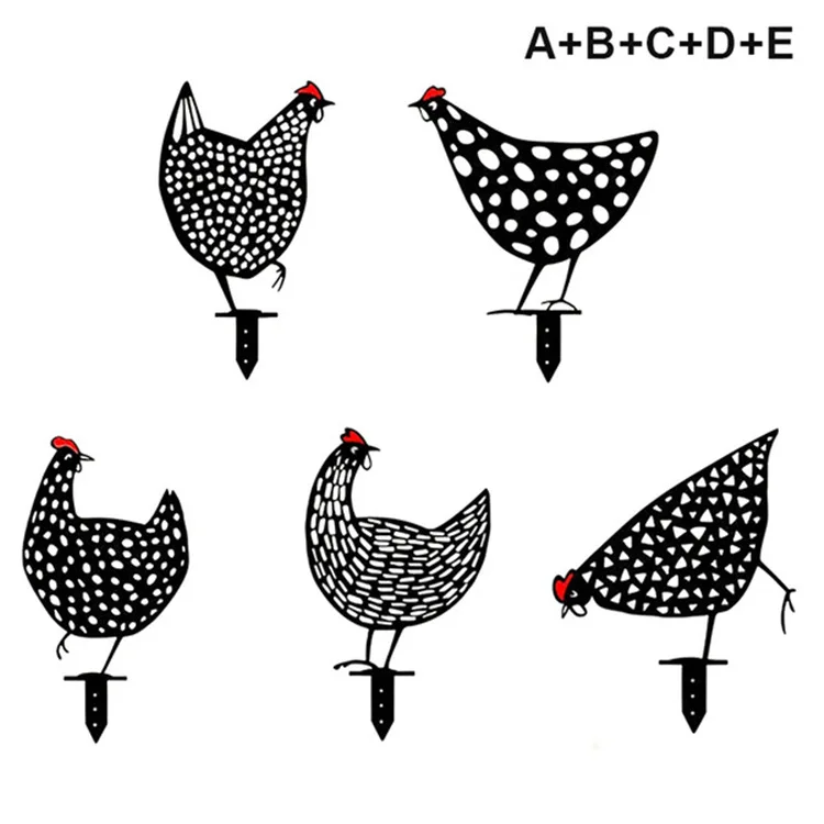 

Grass garden gardening iron rooster decoration supplies
