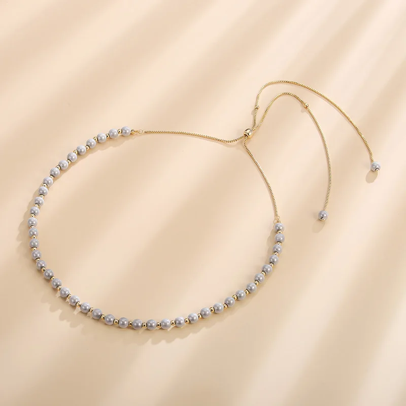 

Dorado Europe And The United States Popular Natural Pearl Pendant Necklace For Women Simple Elegant Metal Wedding Jewelry Gift