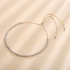 Ожерелье женское с натуральным жемчугом, в европейском и американском стиле