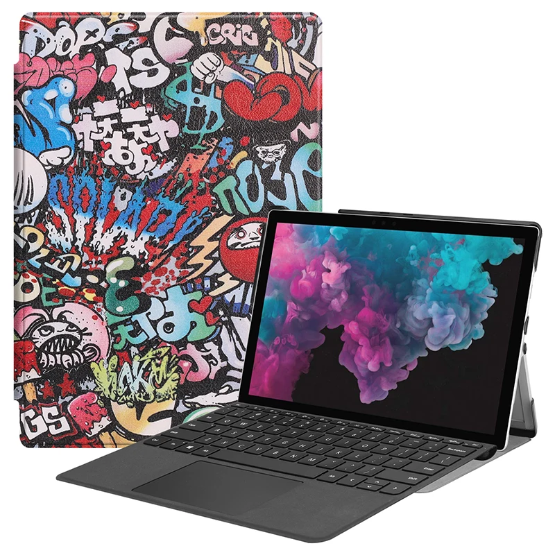 Складной магнитный чехол из искусственной кожи для Microsoft Surface Pro 7 4 5 6 12 3 дюймов