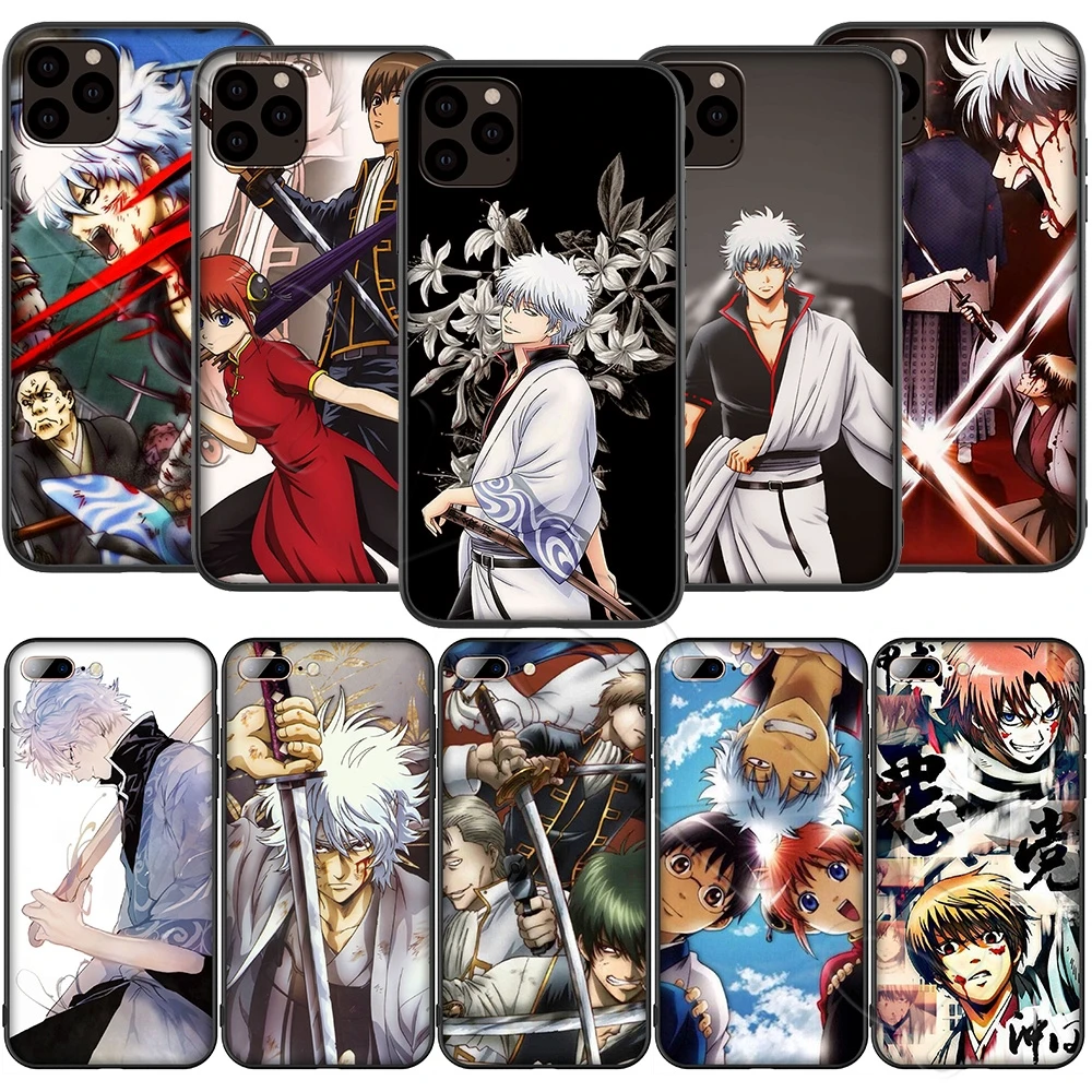 Силиконовый мягкий чехол Lavaza GINTAMA для iPhone 12 Mini 11 Pro XS Max XR X 8 7 6 6S Plus 5 5S SE | Мобильные