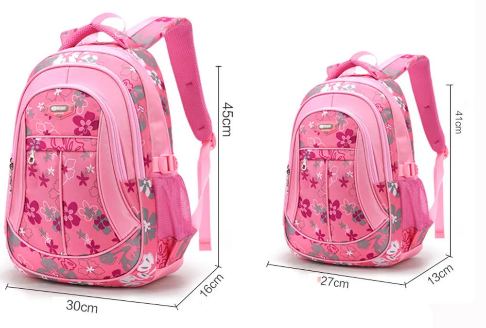 For Printing Children School Bags Backpack Floral Teenage Girls Boys Teenagers Trendy kids Book Bag Student Satchel mochilas