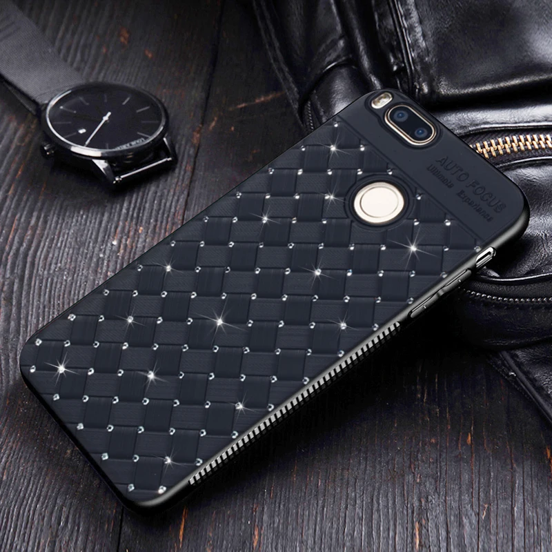 KaiNuEn glitter diamond 3D coque cover case For Xiaomi MI 5X = A1 xiomi Pro on Silicone luxury Silicon 3d 360 back Phone cases |