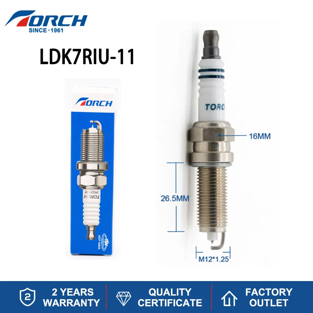 

Iridium Candle Torch LDK7RIU-11 Replace Spark Plug for LDK7RTII-11 LDK7RTIP-11 LDK7RTC-11 LDK7RTI-11 Ignition Engine China Brand