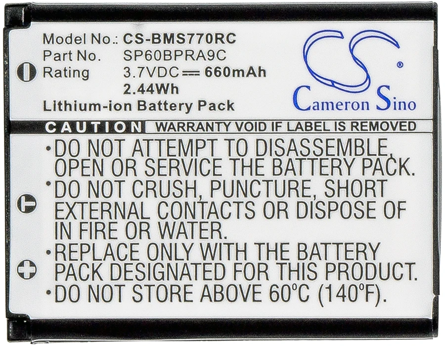 

Cameron Sino 660mAh Battery For Sony Bluetooth Laser Mouse VGP-BMS77,Panasonic KX-TCA285 KX-TCA385