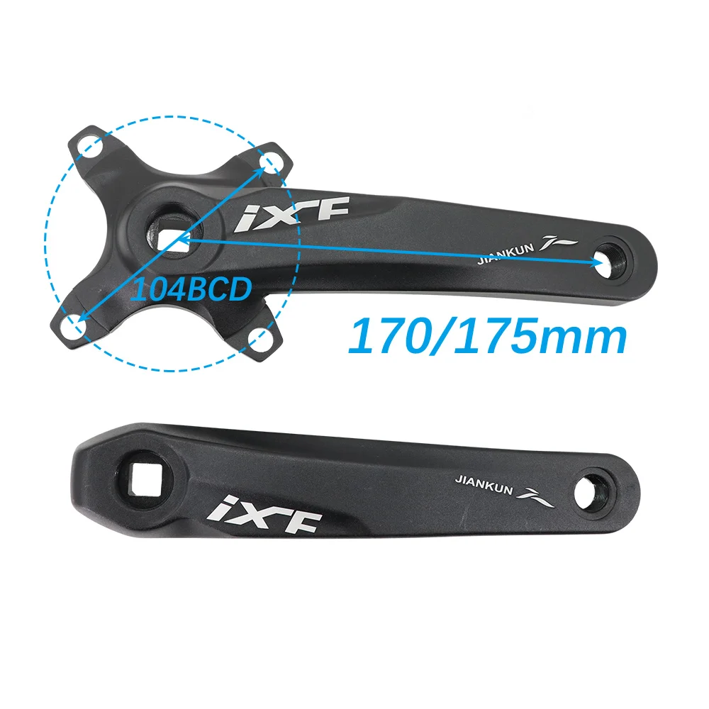 IXF MTB Кривошип квадратный велосипед 104bcd Deckas звезда 170 мм 175 hollowtech 30t 32 34 36 38 горный