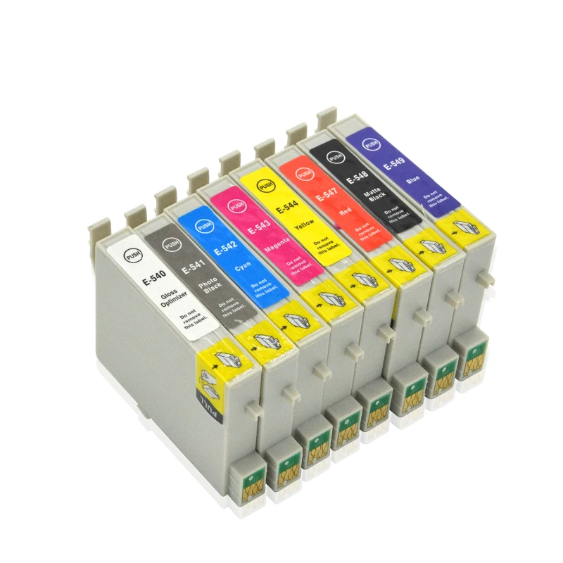 8 шт. картриджи для принтера Epson T0540 T0541 T0542 T0543 T0544 T0547 T0548 T0549|ink cartridge|photo printer epsonink epson |