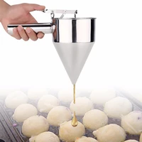 cupcake pastry batter dispenser frosting candy funnel pancake muffin dough cream separator mold octopus balls takoyaki machine