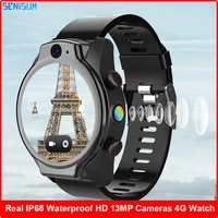 4g global smartwatch for men 4gb 64gb swimming real ip68 waterproof watch 1600mah big battery 1 69 full round 13mp camera watch
