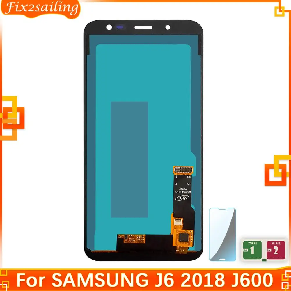 ЖК дисплей для Samsung Galaxy J6 J600 2018 J600F J600F/DS J600G/DS запасной сенсорный экран с цифровым