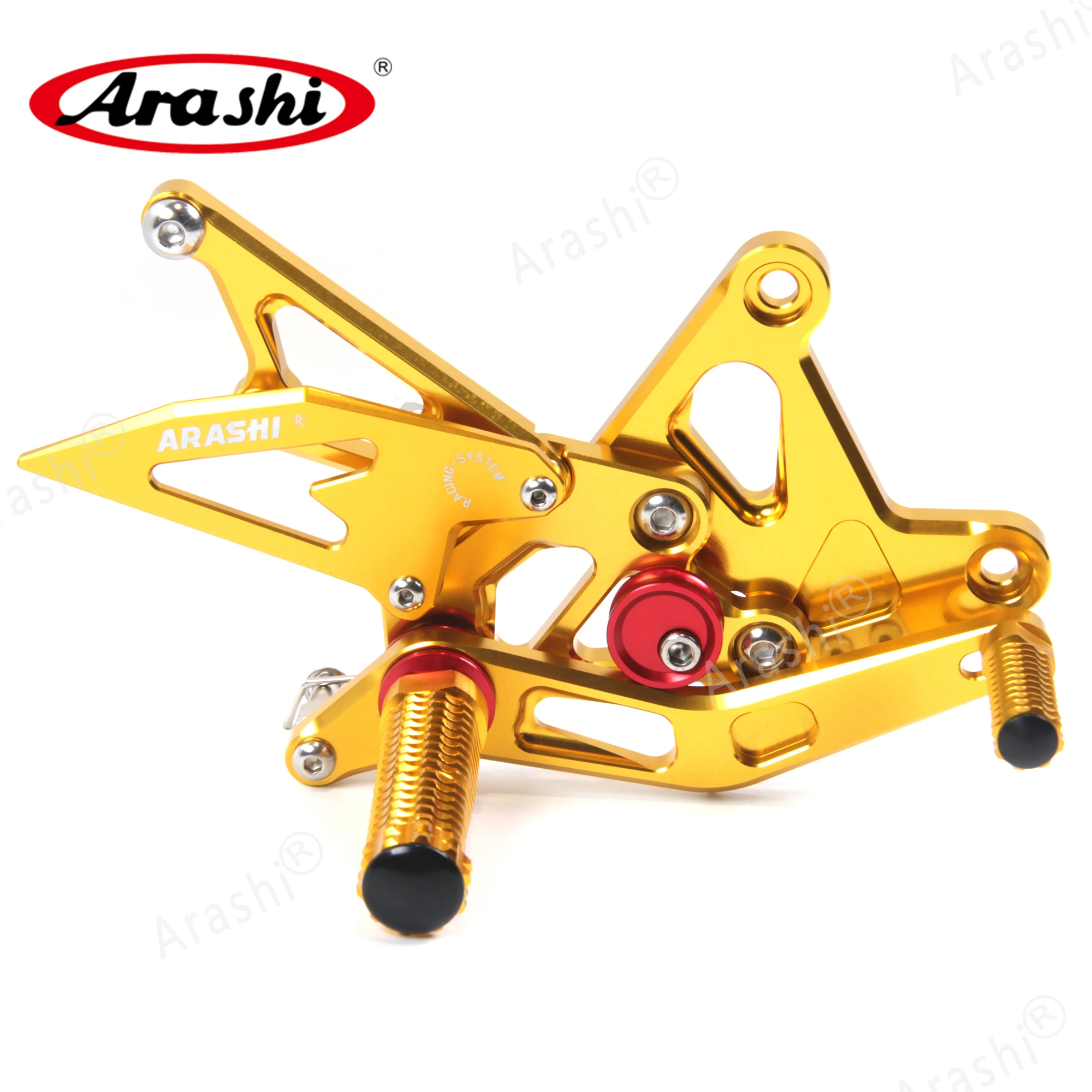 Arashi NINJA ZX6R задние Регулируемые подножки для KAWASAKI ZX-6R Ninja ZX 636 2005 2006 Задние 05 06 CNC 6R |