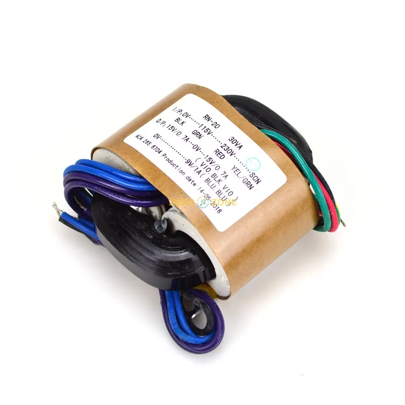 Lusya 115 V-230 V R Тип трансформатора Чистая медь 30W трансформатор 9-24V Выход для усилителя T1053