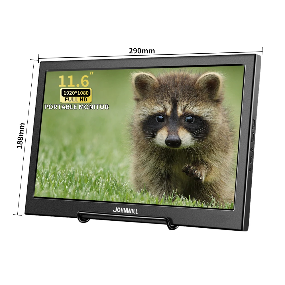 Портативный компьютерный монитор 10 1 дюйма сенсорный ЖК-монитор 2k IPS HDMI игровой 11 6