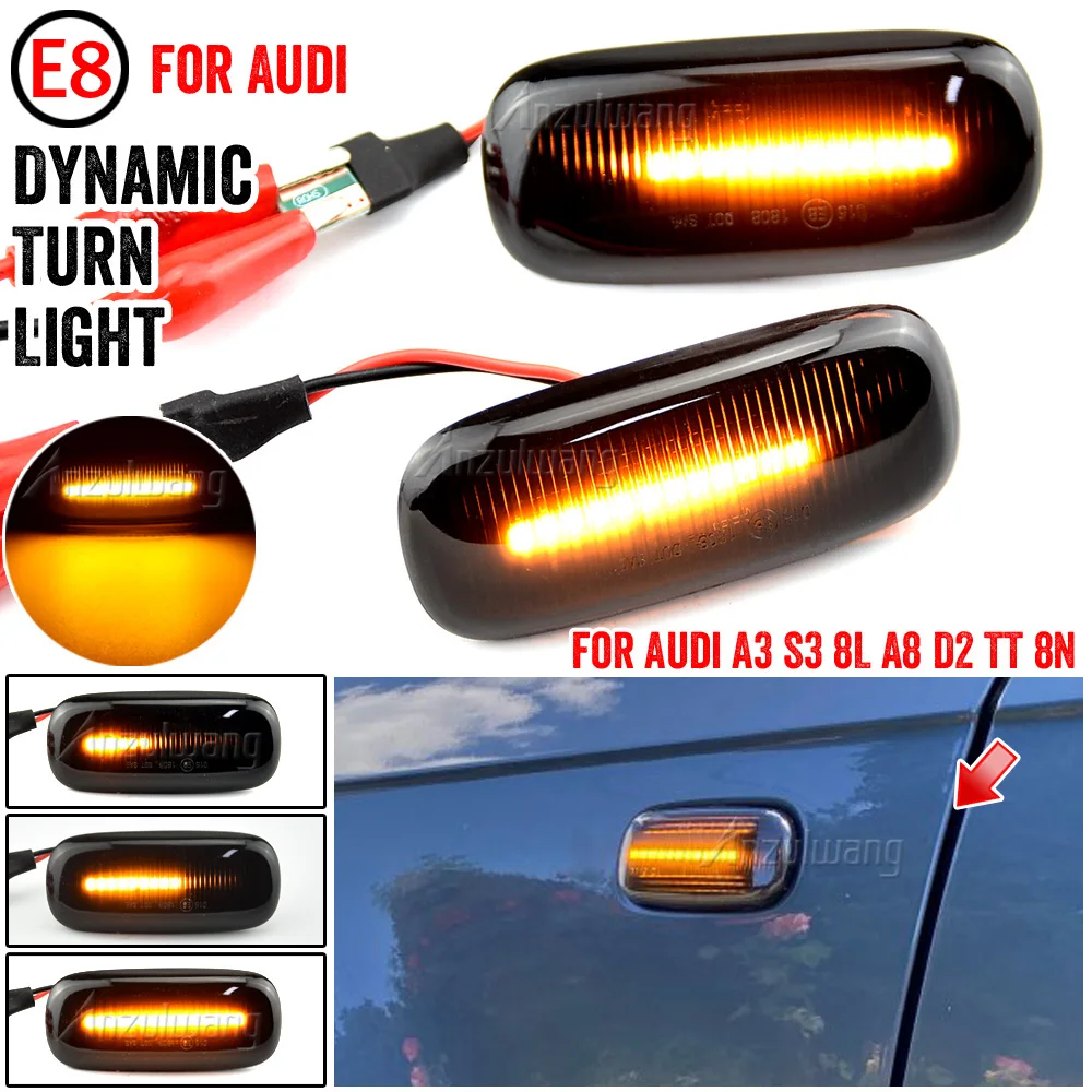 

2 шт., светодиодные габаритные огни для Audi A3 S3 8L A8 D2 TT 8N