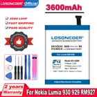 Аккумулятор LOSONCOER 3600 мА  ч, BV-5QW, мобильный телефон, для Nokia Lumia 929, аккумулятор для Lumia 930, RM927