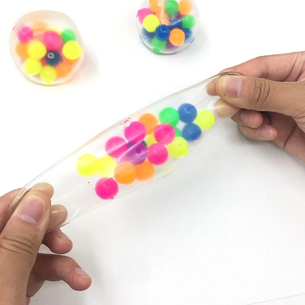 Bola de alivio de tensi&oacute;n colorida para ni&ntilde;os y adultos, juguete antiansiedad, Bola de alivio de tensi&oacute;n esponjosa, bola bonita-0