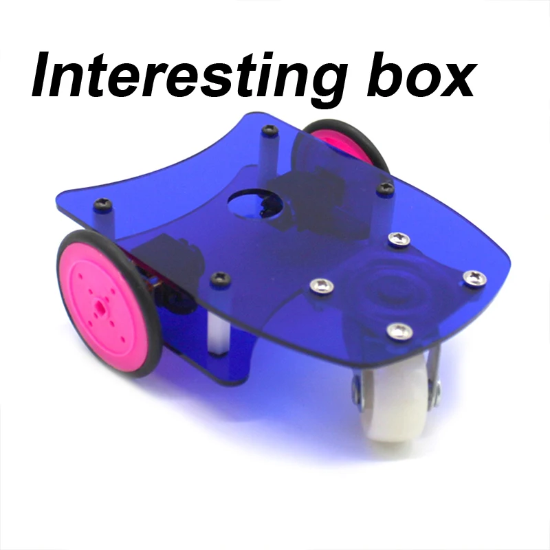 Интеллектуальное автомобильное шасси r3w5 робот Интеллектуальный DIY два привода N20