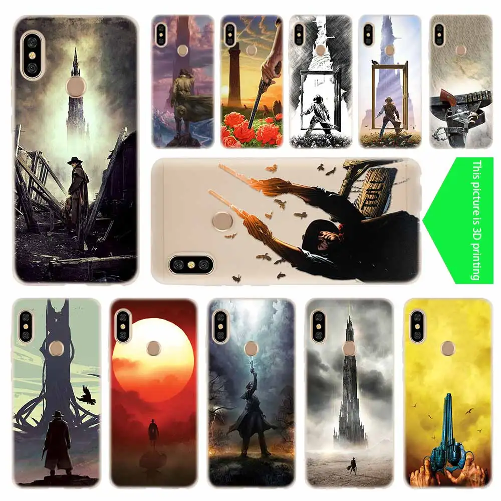 Силиконовый прозрачный чехол Stephen King с изображением темной башни для Xiaomi Redmi 9A 8A 7A