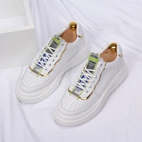 summer tide shoes 2021 new korean style casual white shoes mens versatile breathable height increasing insole shoes