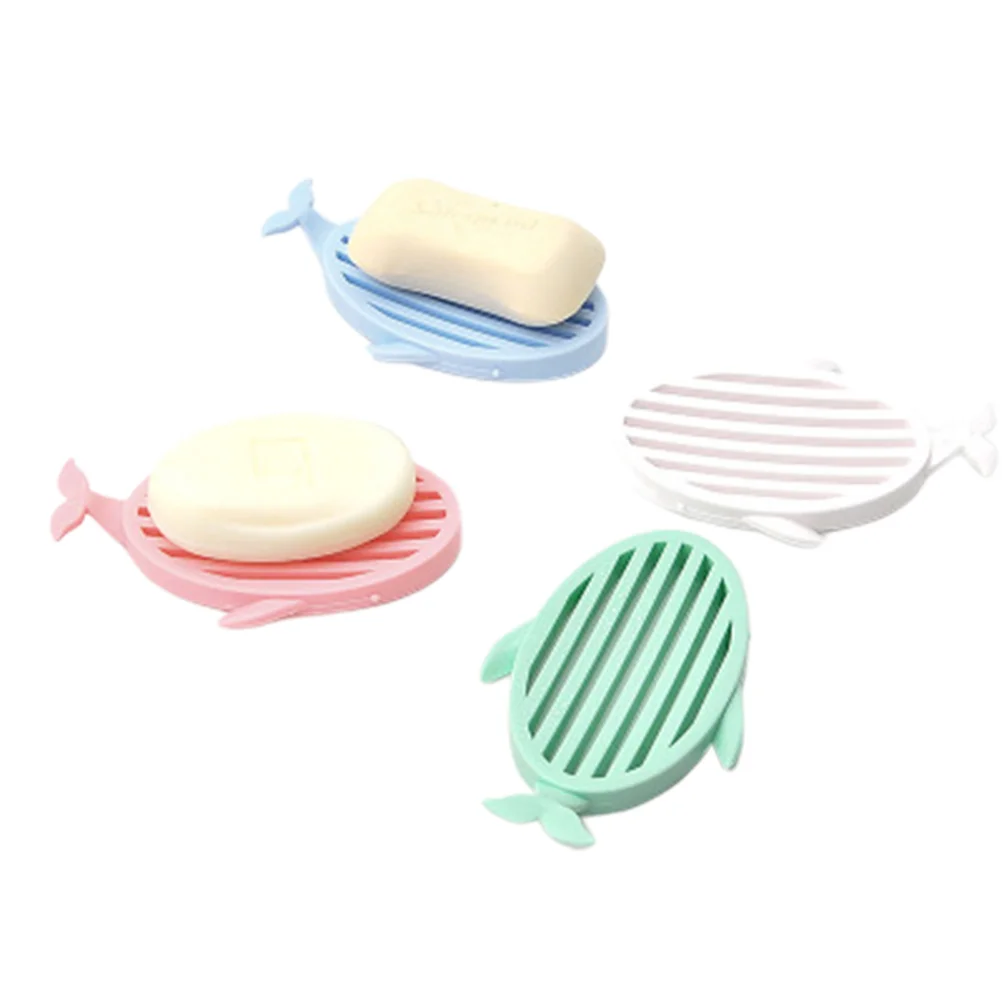 

4 шт. креативная сушилка для мыла в форме Кита, держатель для мыла, тарелка для мыла, Коробка для мыла