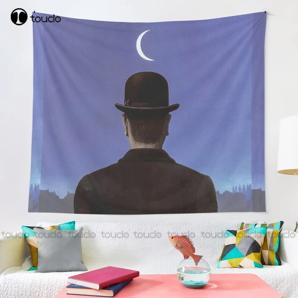 Гобелен на Хэллоуин настенный гобелен Рен магритте для гостиной спальни