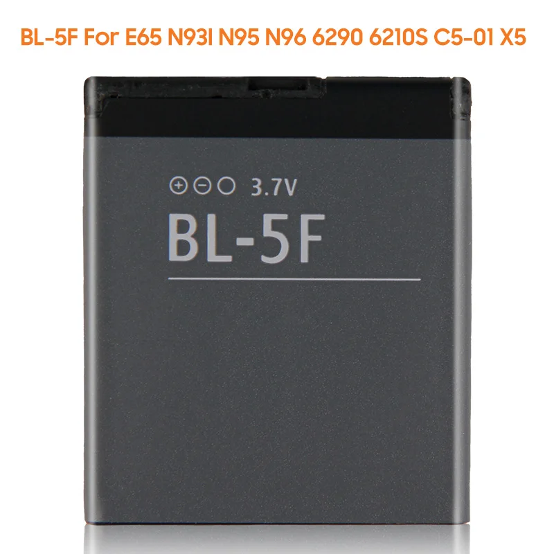 

yelping BL-5F Phone Battery For NOKIA E65 N93I N95 N96 6290 6210S C5-01