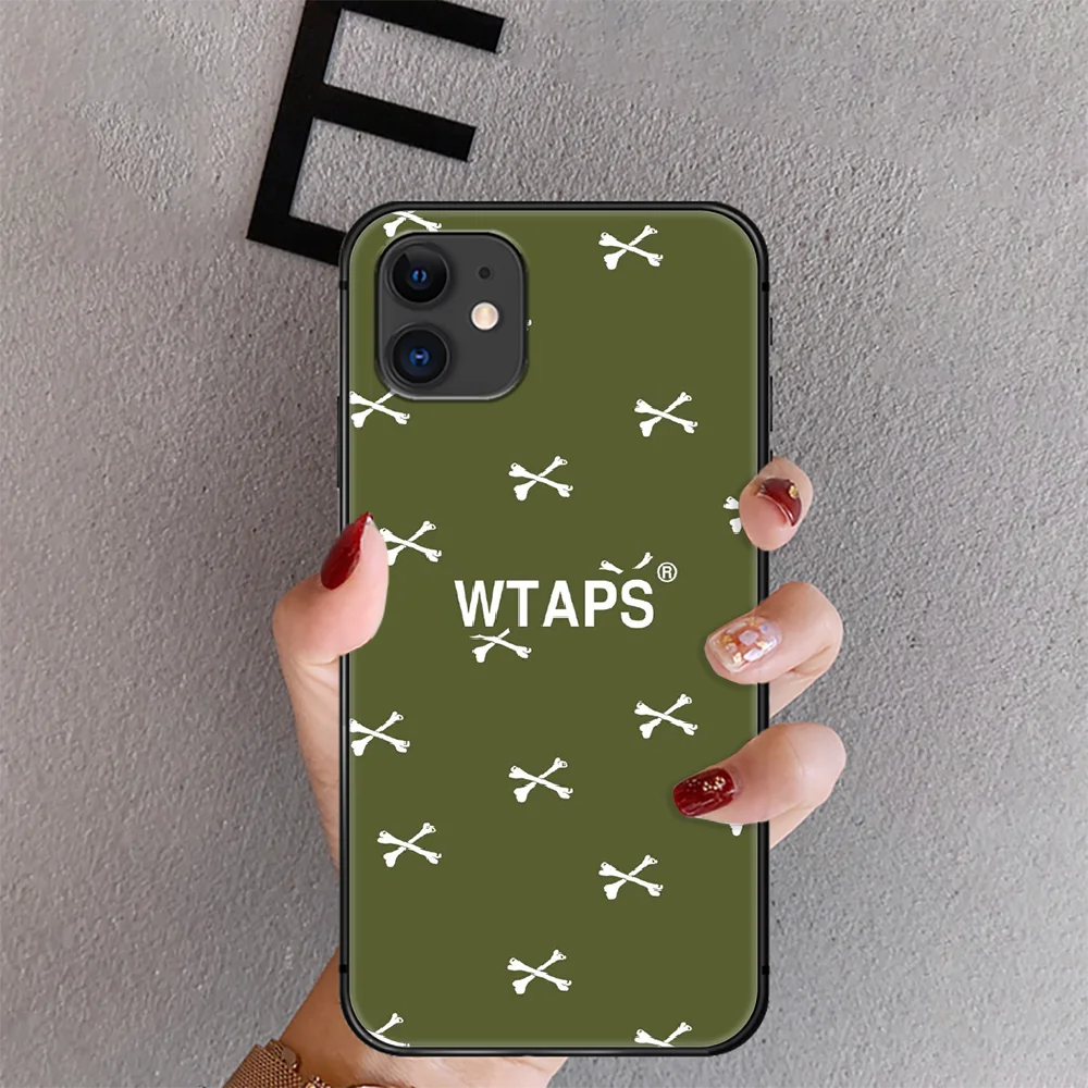 

WTAPS Phone Case Cover For Iphone 6 6S 7 8 11 12 Se 2020 X Xs Xr Pro Max Plus Mini Black Funda Waterproof Cell