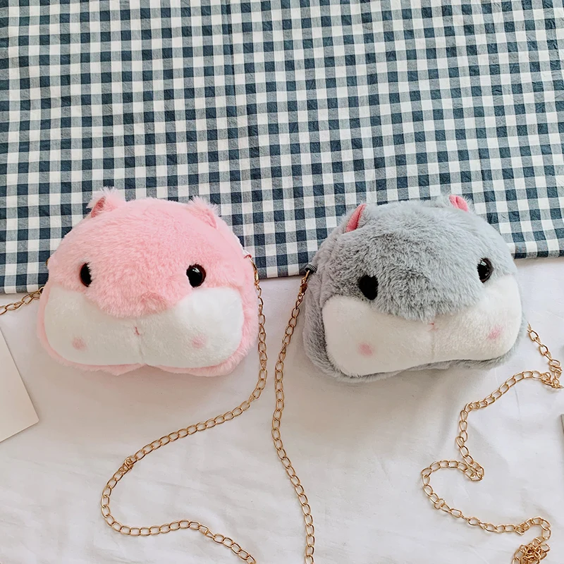 

AXROOT Women's Cute Mouse Pink Fashion Fluffy Crossbody Shoulder Bag Handbags Luxury Designer Bags Woman Tote For Women Purses