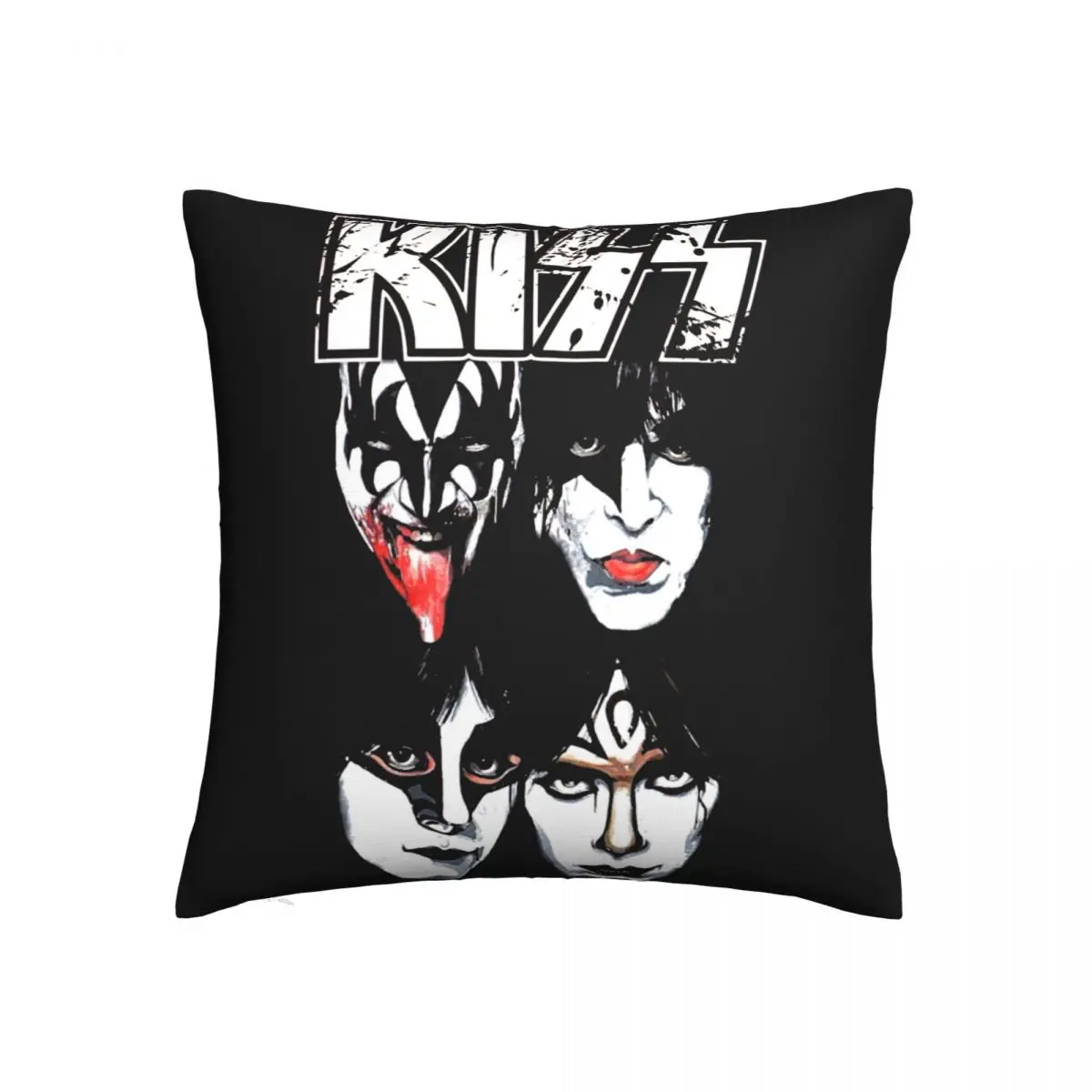 Чехол Kiss Band с подушкой чехол Home Decor на молнии роскошный Летний из полиэстера -