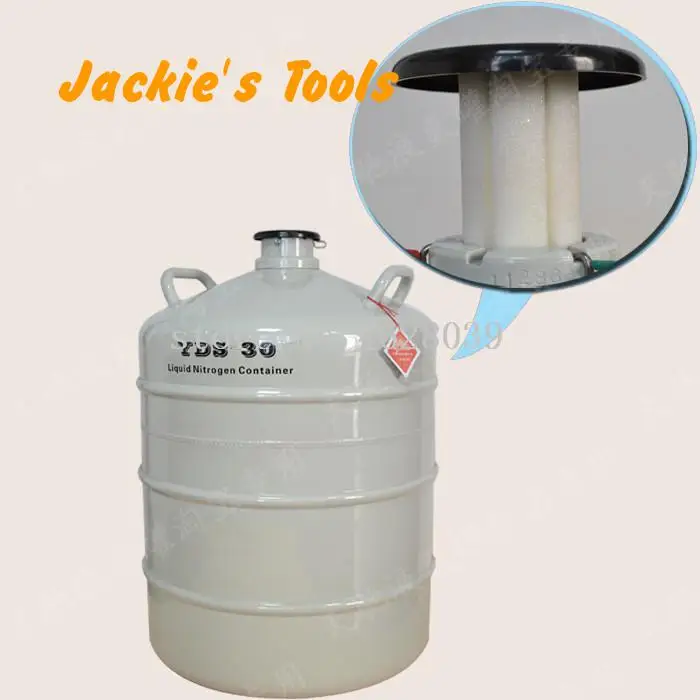 Buy 6L Liquid Nitrogen LN2 Storage Tank Static Cryogenic Container with Straps Top Quality on