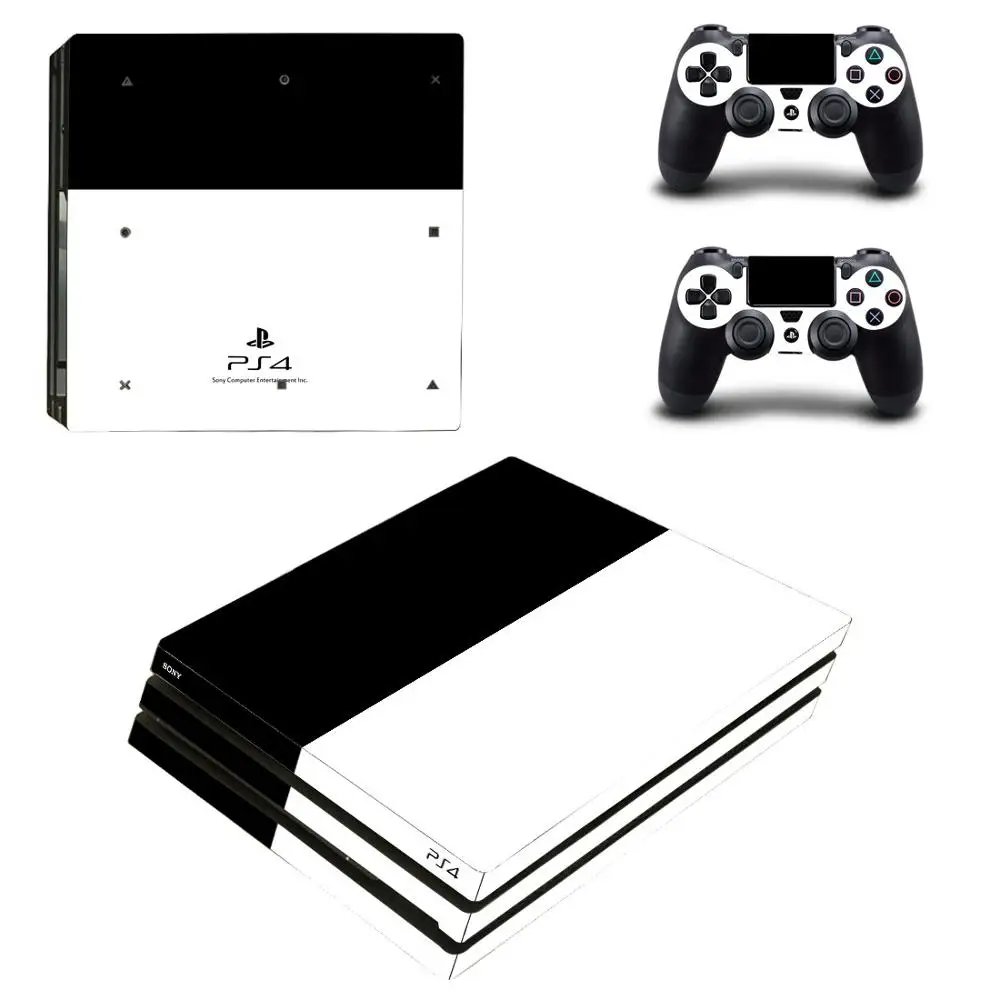Прозрачный белый черный PS4 Pro переводная картинка Наклейка виниловая пленка для