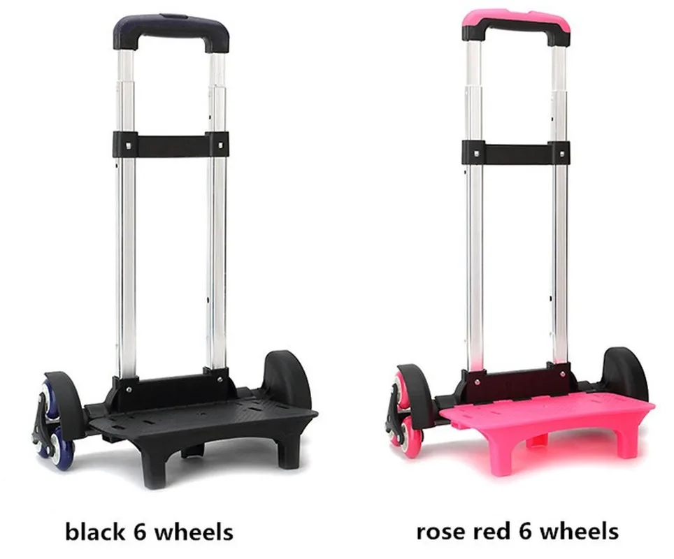 Багажный рюкзак съемные детские школьные сумки на колесиках для девочек и