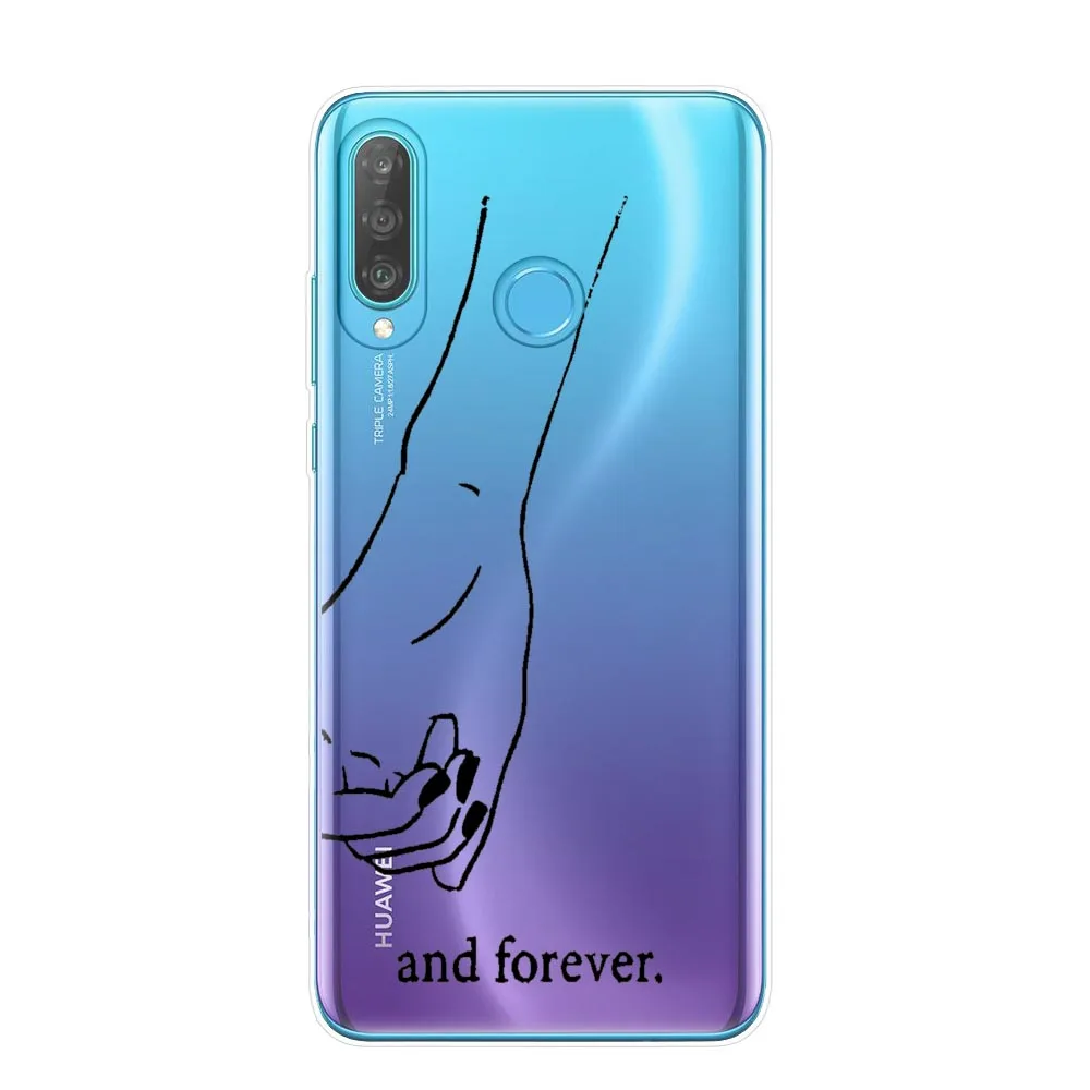 Мягкие силиконовые чехлы для телефонов девочек Bff Best Friends Forever чехол Huawei P30 P20 Lite Pro