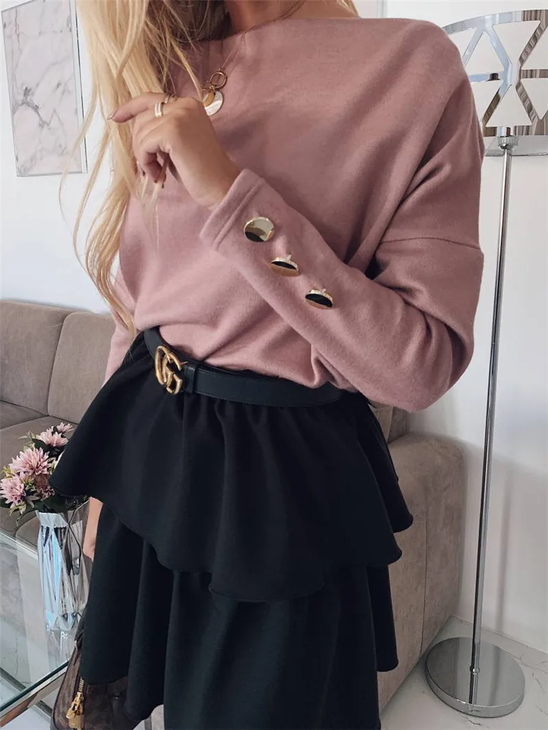 YELITE сексуальный вязаный с открытыми плечами свитер женский модный пуловер