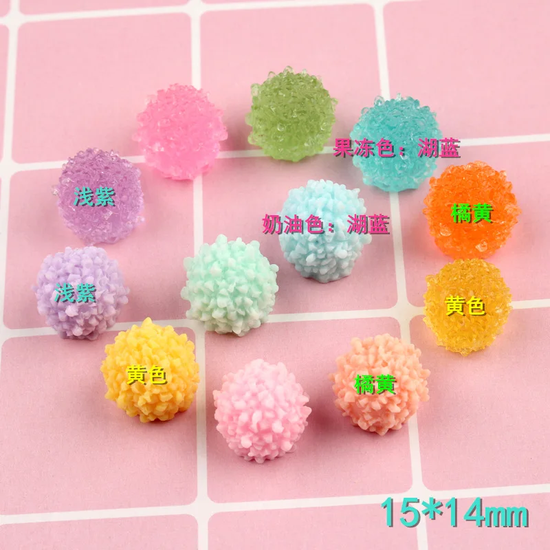 DECOCASE 30 шт. сладкий сахар конфеты слизь талисманы украшение для волос с бусинами