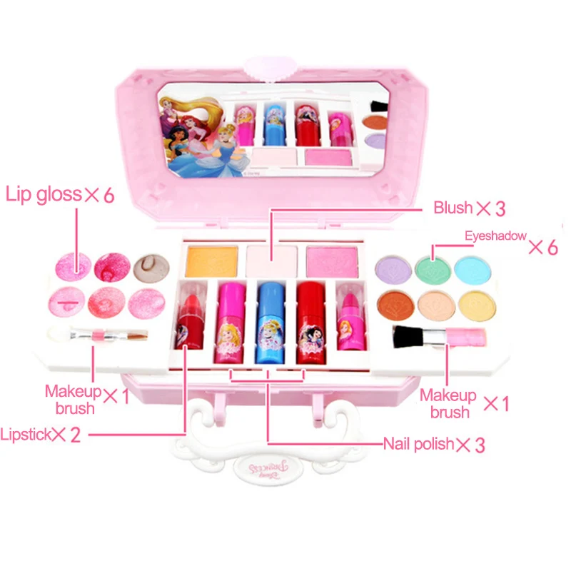 Косметический набор для макияжа Disney девочек принцессы Холодное сердце Эльза