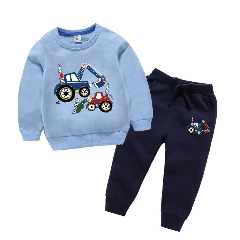 

Fashion 2-12Years Children's Sweater +Pants Spring Autumn Boy's Girl's Sweatshirt Tops Cotton Suit Unisex Casual Clothing 2Pcs/S