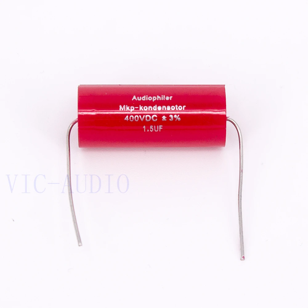 Конденсатор Audiophiler Mkp конденсатор с алюминиевой крышкой 1 5 мкФ 400VDC 3% HI FI Лихорадка